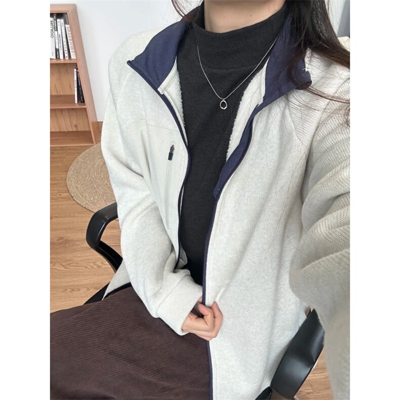 针织拉链夹克外套1302-GS10-P75成分100聚酯纤维,男装夹克,星座1302