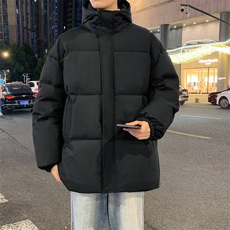 冬季装新款棉服宽松连帽棉衣面包服加厚男装外套MY607-310B-1-P60，男装棉衣，星座310B-1