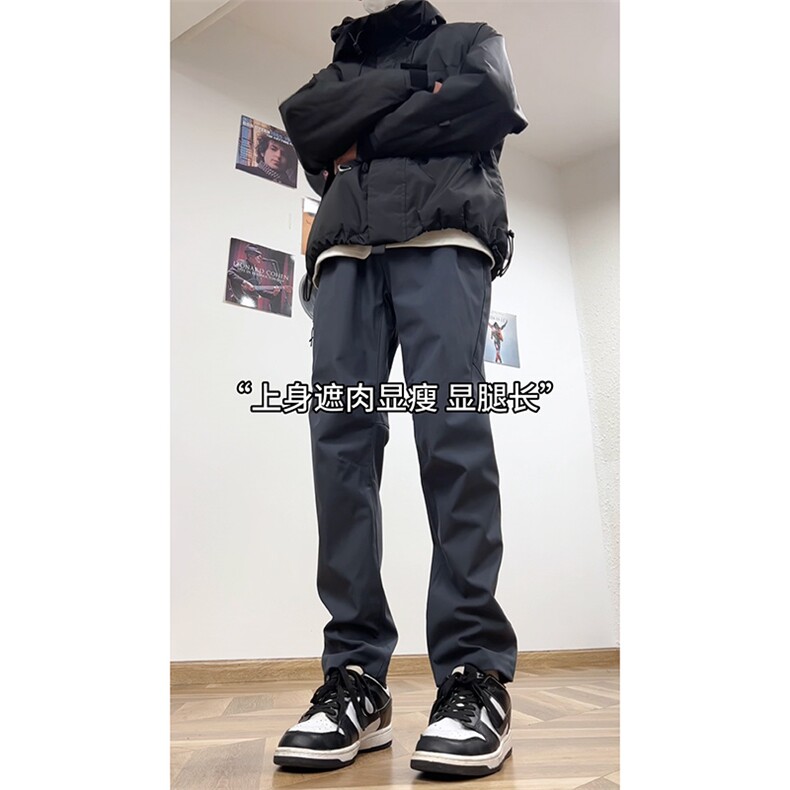 数据猛软壳某音冲锋裤得物品质310A-4-CF03加绒75,男装休闲裤,星座310A-4
