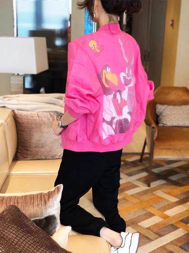 （现货）唐老鸭印花薄外套，女装，大麦