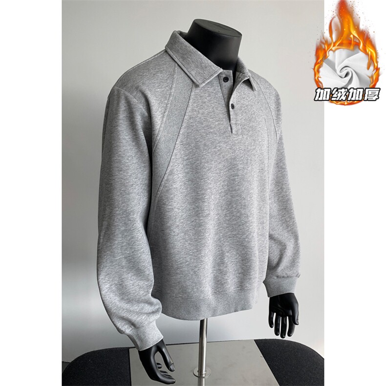 2025HW25814加绒港风假模大码翻领卫衣M-5XHW251041-特P35，男装卫衣，电商A022