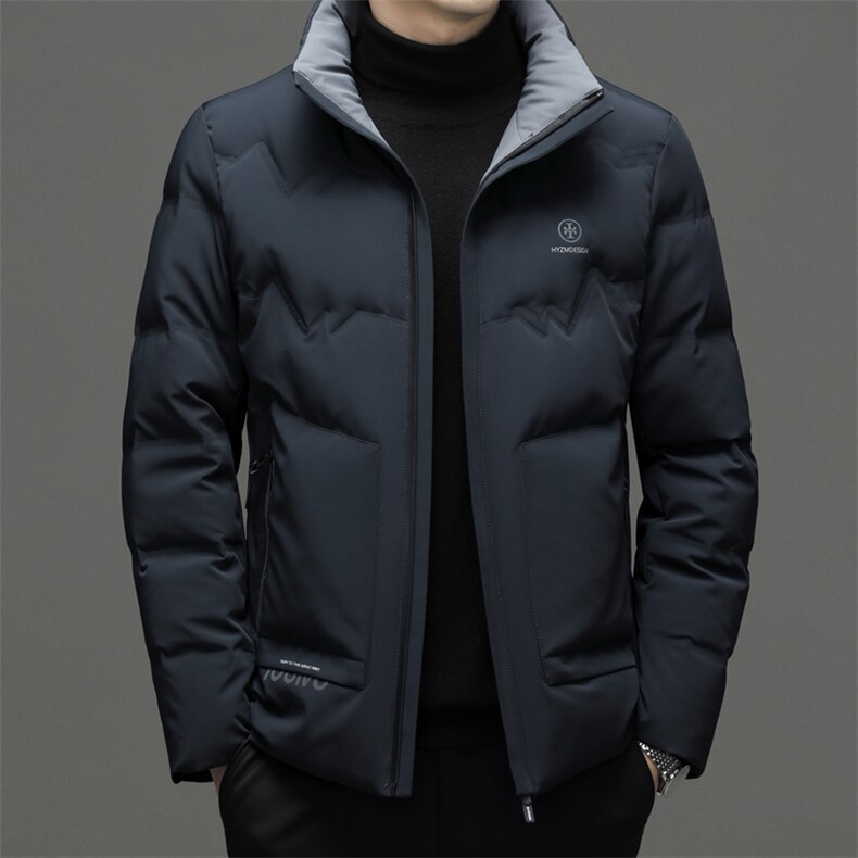 DF22603钱塘2020-2中年男士冬季厚款时尚休闲有帽羽绒服P250,男装羽绒服,钱塘207-2