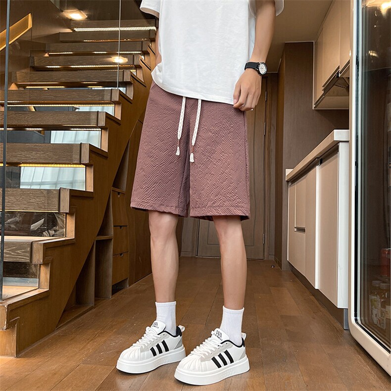 2025男士休闲短裤男五分裤沙滩裤韩版短裤1502-K33-P15，男装牛仔裤，星座1502-1