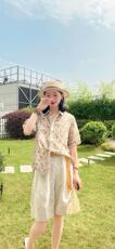 纯苎连衣裙小衫裤子裙子衬衣 时尚风 风淑女风休闲风，女装连衣裙，川哲