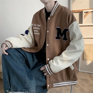 高品质直播款春季情侣绣花夹克男棒球服外套A321A-JK9001-特P60图片