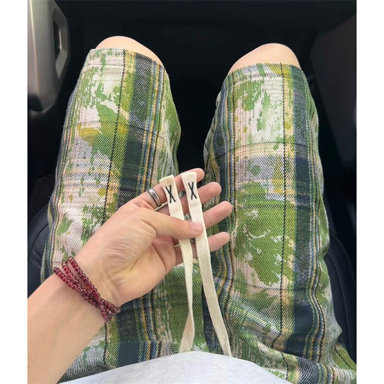 美式高街潮流休闲短裤潮牌宽松五分裤A086-DK339-特批20,男装牛仔裤,电商基地A086