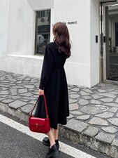 【秋季新款】刺绣连衣裙衬衫裙，女装连衣裙，笑思源