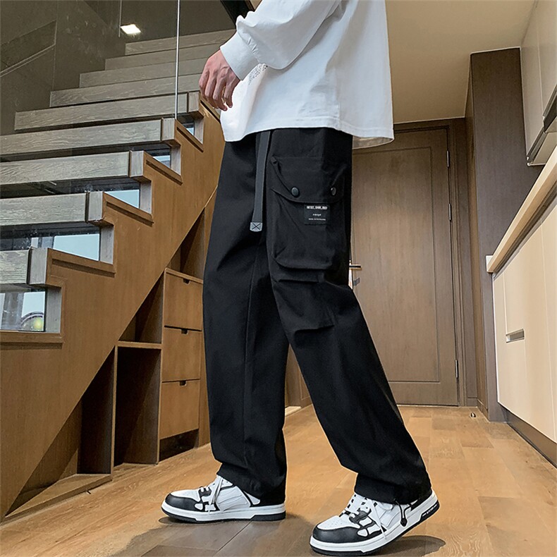 24春款港风工装裤休闲裤束脚裤男KP208P55,男装休闲裤,星座1204-3