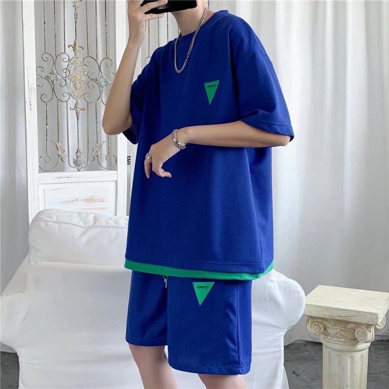男潮流休闲套装宽松套装运动套装U36P49,男装休闲套装,星座1116-2