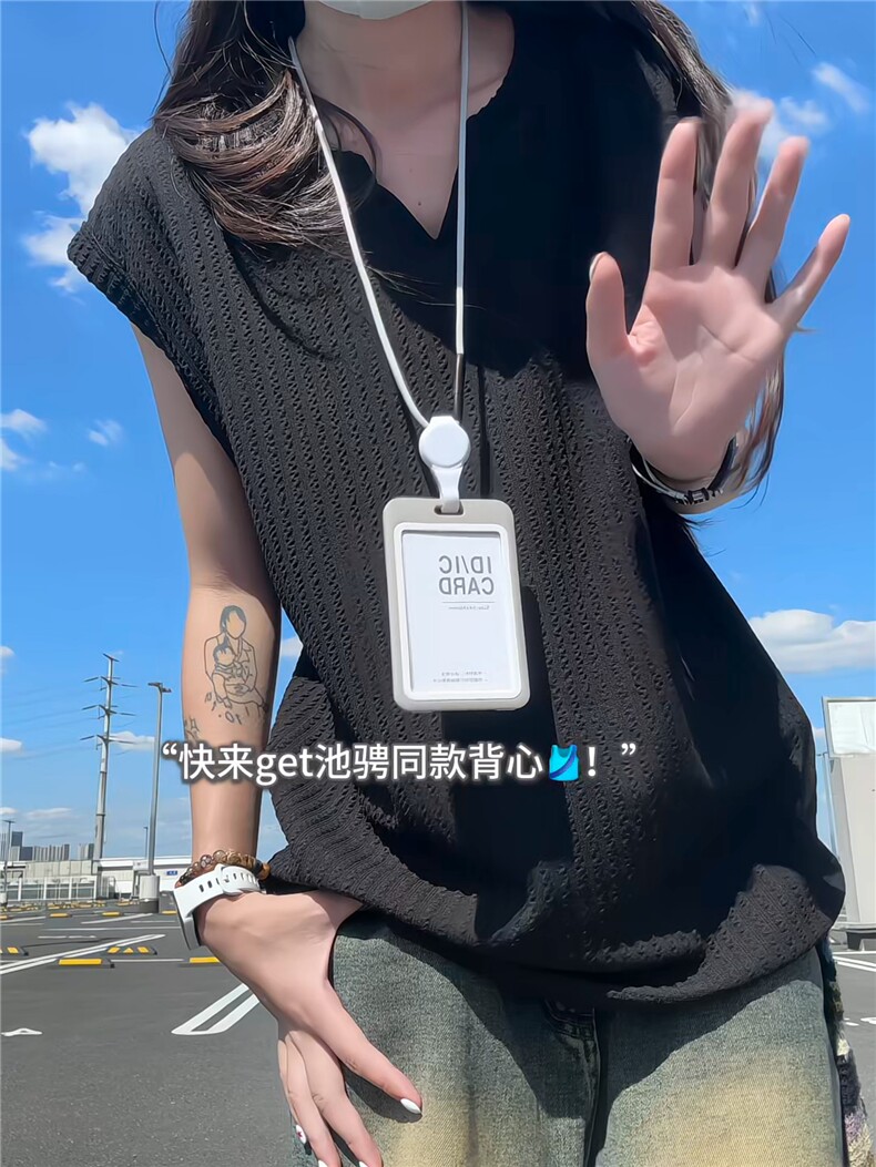 XZ809A/BXXX02/特P14不缺货肌理感美式V领坎肩背心T恤,男装背心/马甲,星座809A(原222-1)