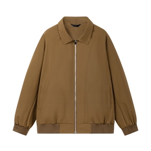 秋季新款宽松衬衫领夹克男纯色上衣外套DSA157B-JK7924-特P45图片