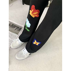 【杭州货档口现货】一比一花卉男女卫裤休闲裤XZ610A-特P48-控79，男装休闲裤，星座610A