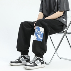 休闲裤抖音直播高品质束脚裤风束脚裤现货供应C323-1-7734-P50，男装休闲裤，电商C323-1