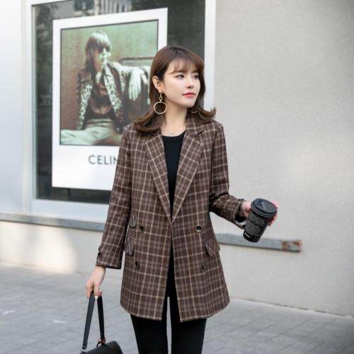 春款西装外套，女装西装，艾美欧歌