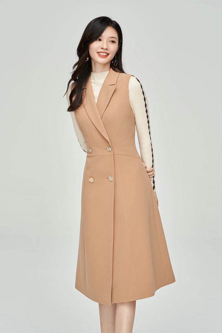 秋冬新款范儿连衣裙，女装连衣裙，牛牛原创