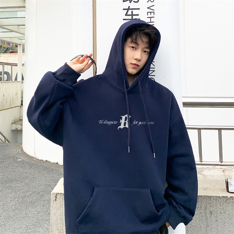 ！连帽圆领卫衣男装港风帽衫男 LM110-P35图片