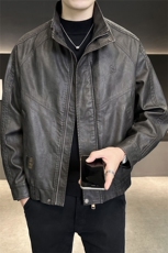 店主风2025秋季宽松皮衣男装外套夹克C317-J9966-P155，男装夹克，电商C317