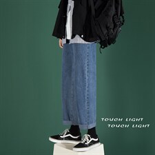 港风青春潮流舒适宽松牛仔裤X715NZ012批40，男装牛仔裤，星座715