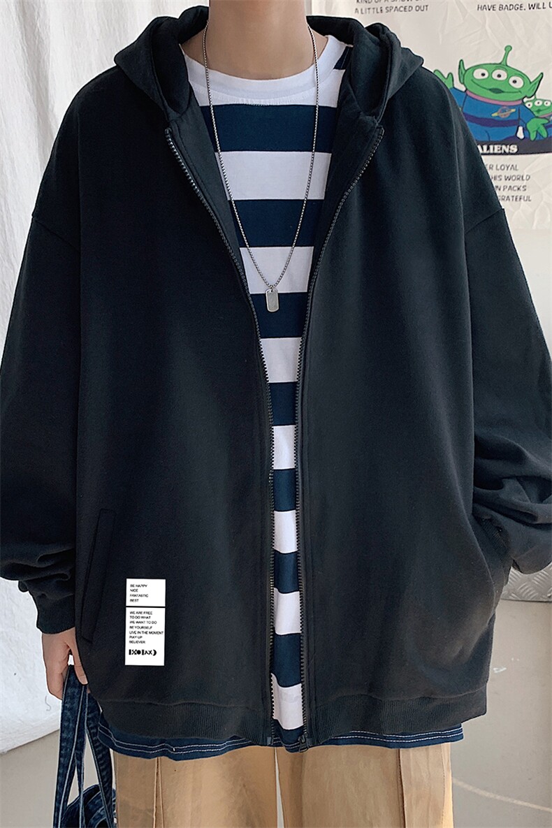 KS21045-P38加绒-P43连帽开衫卫衣男运动外套大码班服,男装卫衣,电商A040