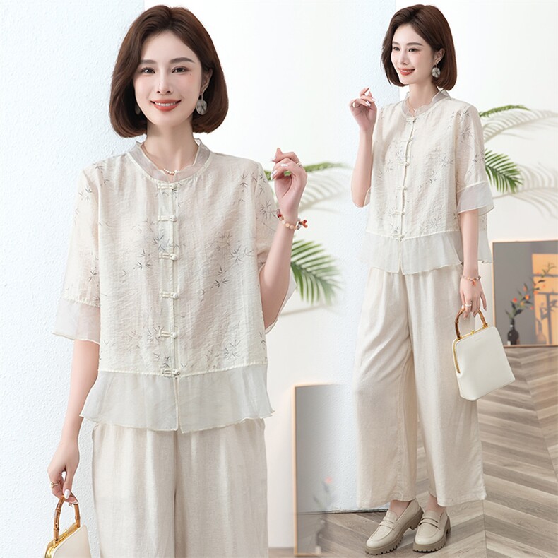 2024夏装新款时尚潮流简约气质复古拼接上衣，女装衬衫，阿丹