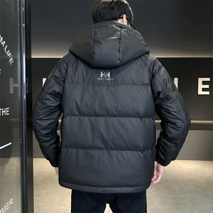 2025新款标50白鸭绒冬季男士连帽休闲羽绒外套男Y24088图片