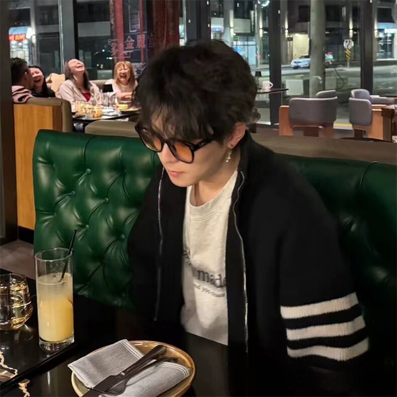 重磅秋冬北极绒开衫毛衣美式复古休闲慵懒风男女立领针织衫外套,男装针织衫/毛衣,电商A443