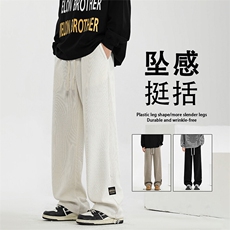 加绒束脚重磅休闲裤秋冬季新款长裤X1881-常规特批-45加绒特批55，男装休闲裤，星座718