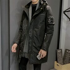 男士羽绒服2020冬季新款韩版中长款潮牌外套DS581T，男装羽绒服，电商A102