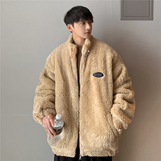 1港风外景冬季宽松百搭羊羔毛大码M-5XL棉衣男外套8727P105控149，男装棉衣，星座226-2