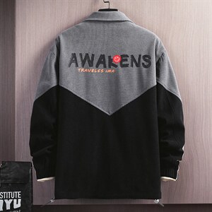 秋季新款学生立领拼接大码港风夹克外套休闲运动套装男TZD13P130，男装休闲套装，电商B226