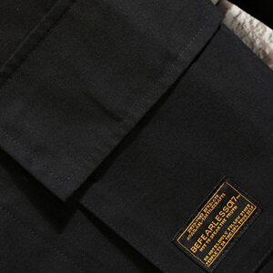 2021春秋季新款白墙风日系工装大码男休闲翻领夹克外套J966-P80图片