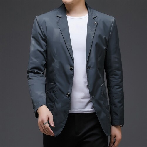 BGW721男式2021初秋薄款西装男西服外套修身商务休闲男P138，男装西服，电商B360