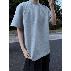 XZ809A/WWWT01/特P19重磅空气层美式复古圆领T恤，男装T恤，星座809A(原222-1)