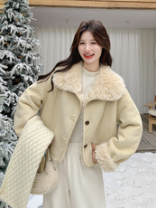 新款！冬装两面穿皮毛一体外套2C133-8989-P215-K318，女装皮草，2C133