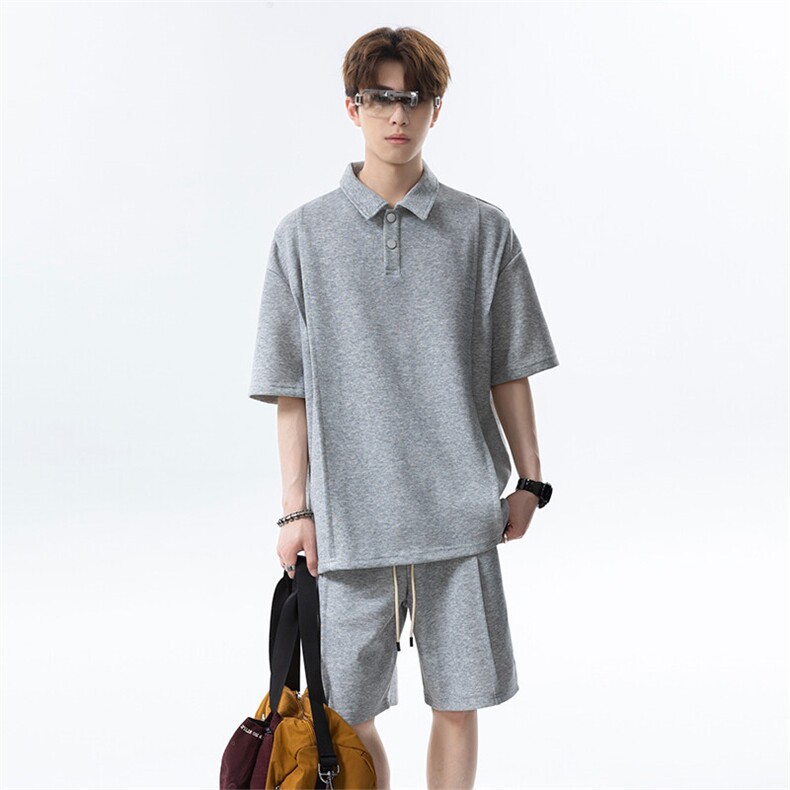 夏季POLO衫设计感运动套装T3632特P30控58/DK8606特P25控48,男装Polo衫,电商A007