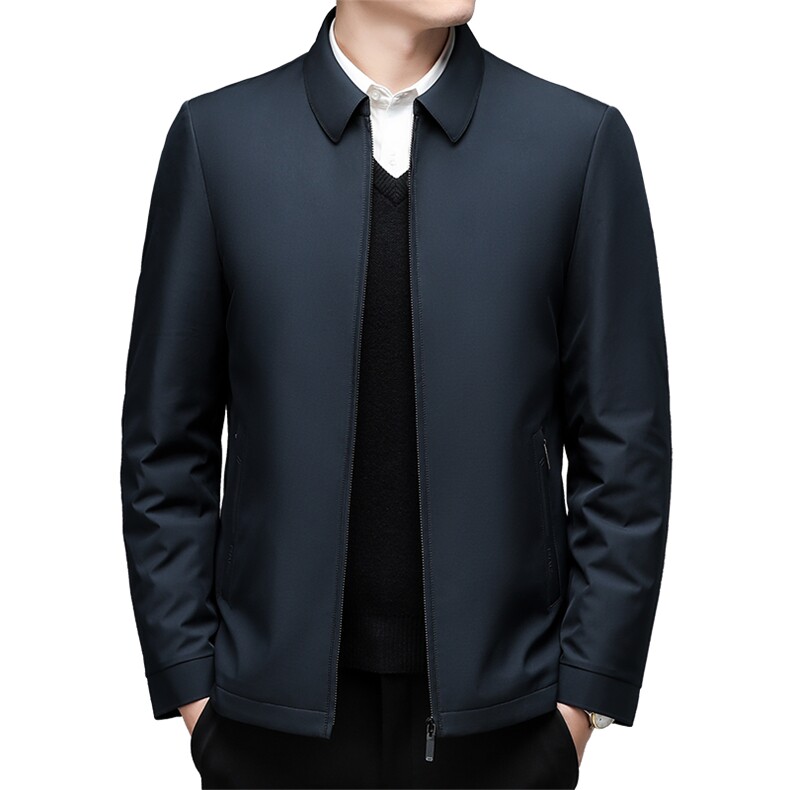 DZ99656钱塘2020-3中年男士冬季厚款商务休闲翻领羽绒服P175,男装羽绒服,钱塘207-3