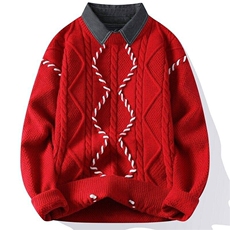 84576-特P70 秋冬新款休闲毛衣男针织打底衫假两件衬衫领外套,男装针织衫/毛衣,电商D310B, 84576-特P70 秋冬新款休闲毛衣男针织打底衫假两件衬衫领外套,男装针织衫/毛衣,电商D310B,