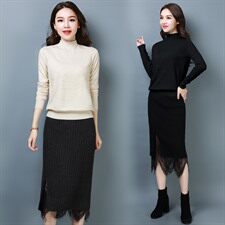 纯色休闲时尚潮流套装/套裙2021年秋季舒适简约透气，女装套装/套裙，奕阳依阁