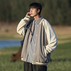 秋季新款男百搭CITYBOY风针织外套WT3409-P55控78，男装夹克，星座717