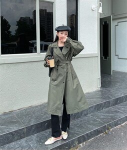 香丽迪秋装新款风衣外套图片