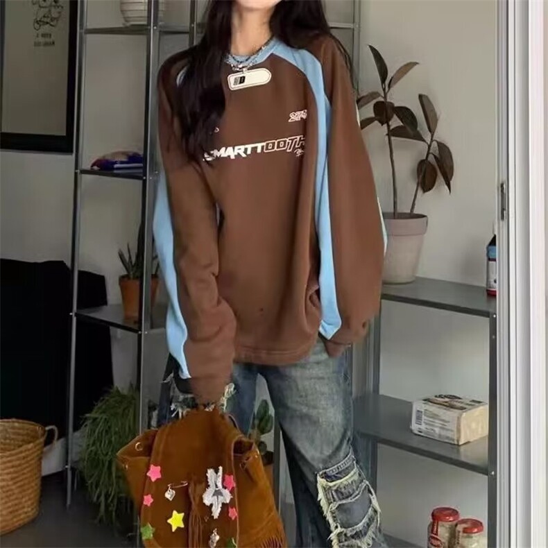 男童卫衣春秋款套头儿童2025新款潮韩版中大童长袖T恤上衣打底衫,男装T恤,星座506A