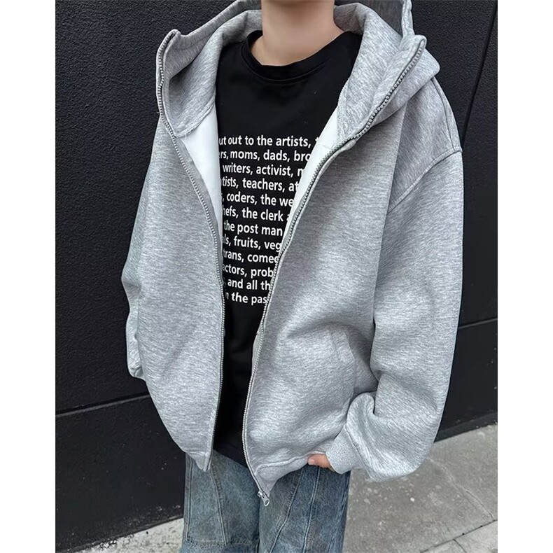 港风秋款男高领连帽卫衣加厚休闲外套WY126P60,男装卫衣,星座1013-1