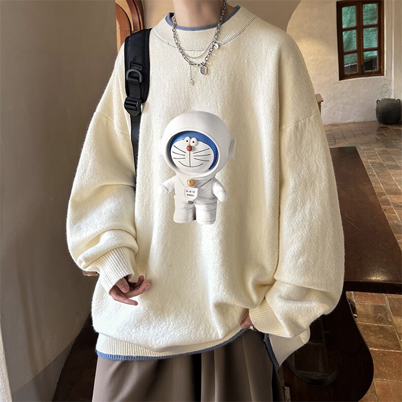 控78假两件毛衣男大码加绒针织衫男毛线衣M80233-P55加绒P70,男装针织衫/毛衣,电商A040