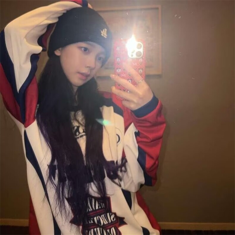 EAT原创拼色卫衣男宽松美式复古潮牌机车圆领纯棉情侣冰球服上衣,男装工装外套,星座506A