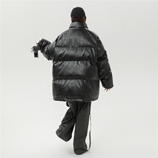 中性风白墙鳄鱼纹钢印设计棉衣男MY77093P120控168抖音控198，男装棉衣，星座227-7