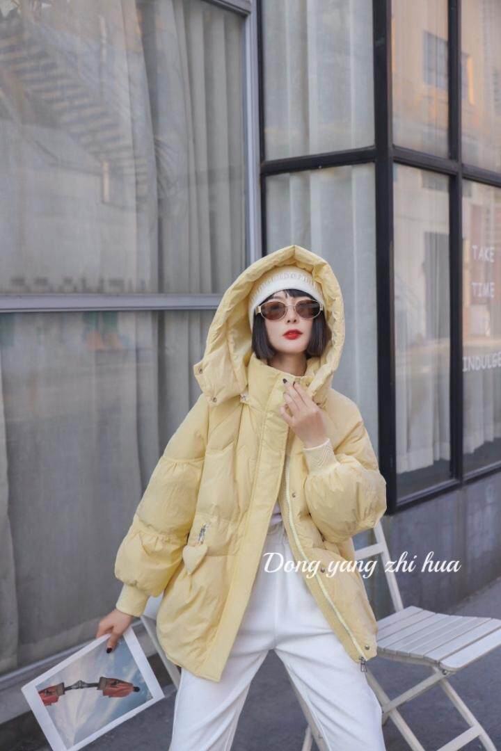 糖果色羽绒服，时尚减龄显瘦，女装羽绒服，东洋天堂之花