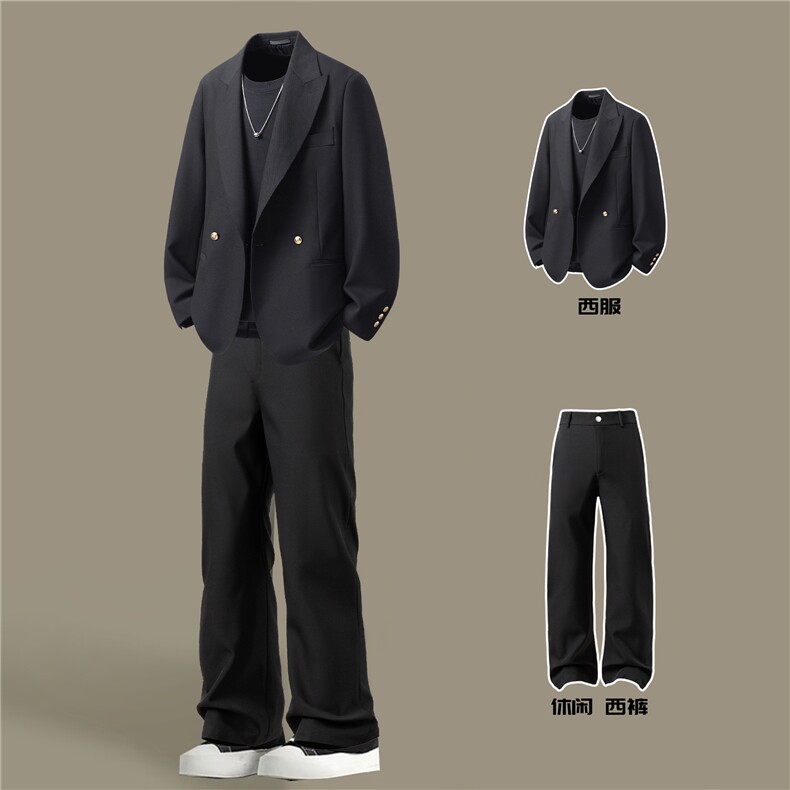 西服95%涤纶5%氨纶M-5XL大码XF78303P85控139西裤XK78151P45控68,男装西服,星座227-7