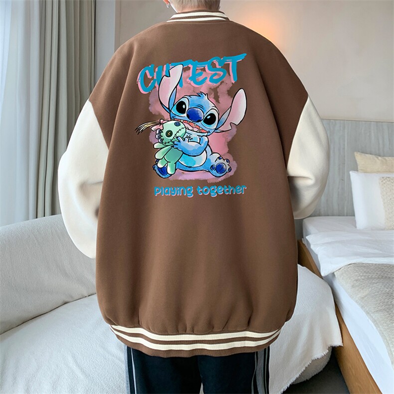 摇粒绒棒球服男大码开衫卫衣男夹克BF86335-P65,男装夹克,电商A040