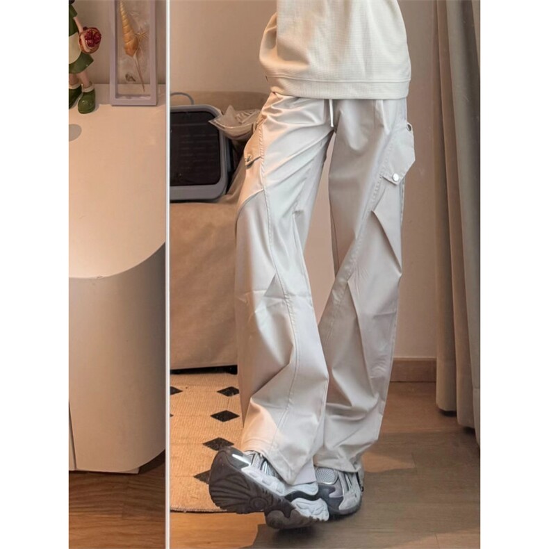 【有货】浅灰色伞兵工装裤男款美式机能冲锋裤A2202WW-特P38,男装工装外套,星座1007（原301D）