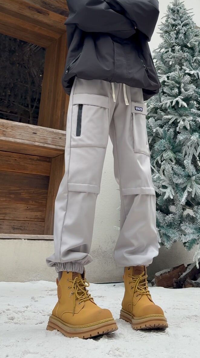 冬季加绒束脚冲锋裤防水滑雪裤休闲裤男裤A061-EX50426加绒-批50,男装休闲裤,电商A061